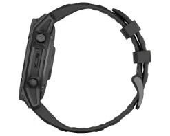 Garmin Watches|fenix E GPS Smartwatch (Slate Grey Steel/Black) (47mm Case) (AMOLED Display)
