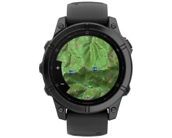 Garmin Watches|fenix E GPS Smartwatch (Slate Grey Steel/Black) (47mm Case) (AMOLED Display)