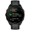 Garmin Watches|Holiday Shopping|Forerunner 165 GPS Smartwatch (Black/Slate Gray) (AMOLED Display)