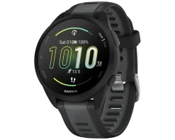 Garmin Watches|Holiday Shopping|Forerunner 165 GPS Smartwatch (Black/Slate Gray) (AMOLED Display)