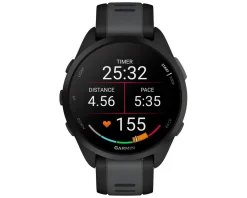 Garmin Watches|Holiday Shopping|Forerunner 165 GPS Smartwatch (Black/Slate Gray) (AMOLED Display)