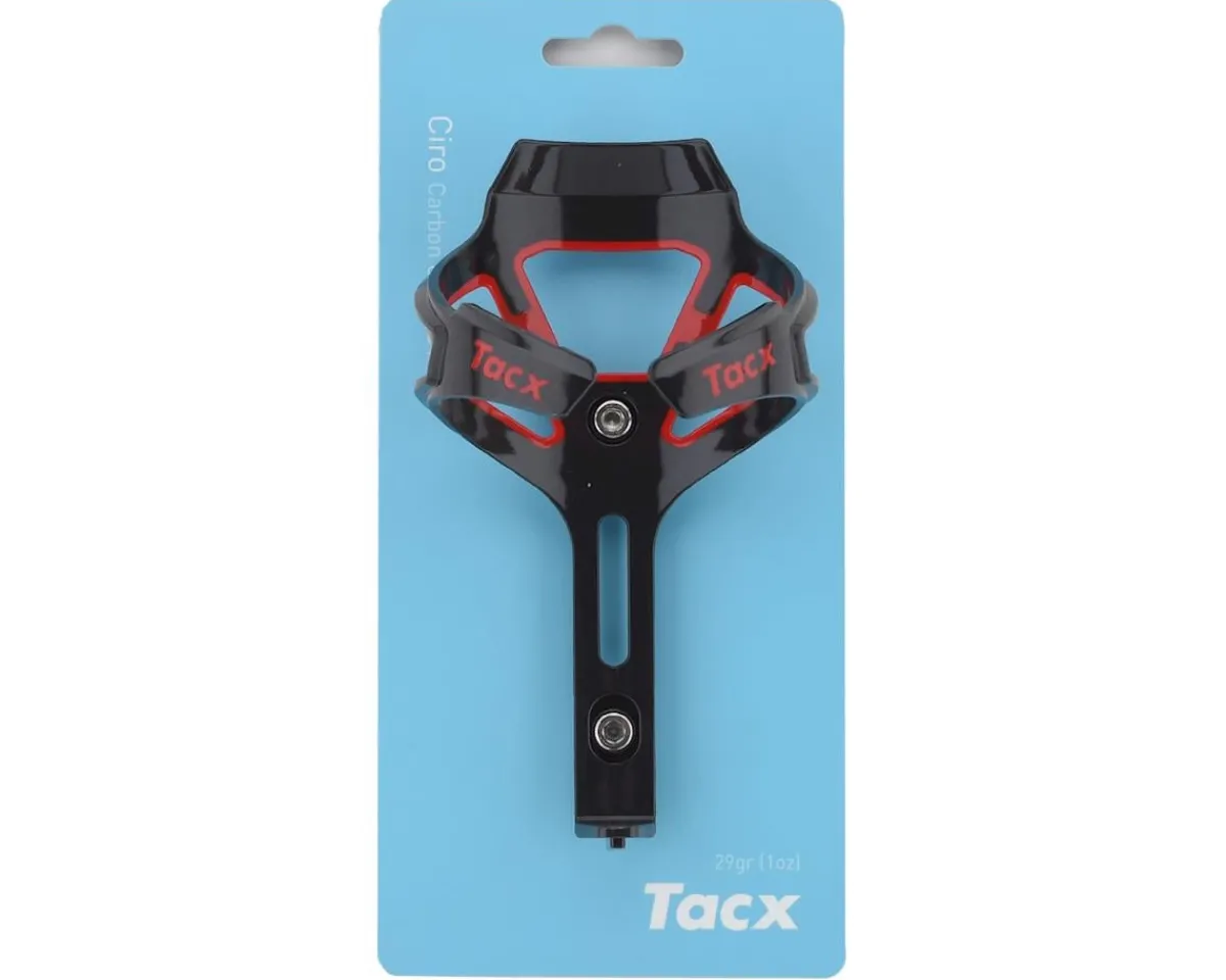 Garmin Tacx Bottle Cages & Mounts|Ciro Carbon Water Bottle Cage (Red)