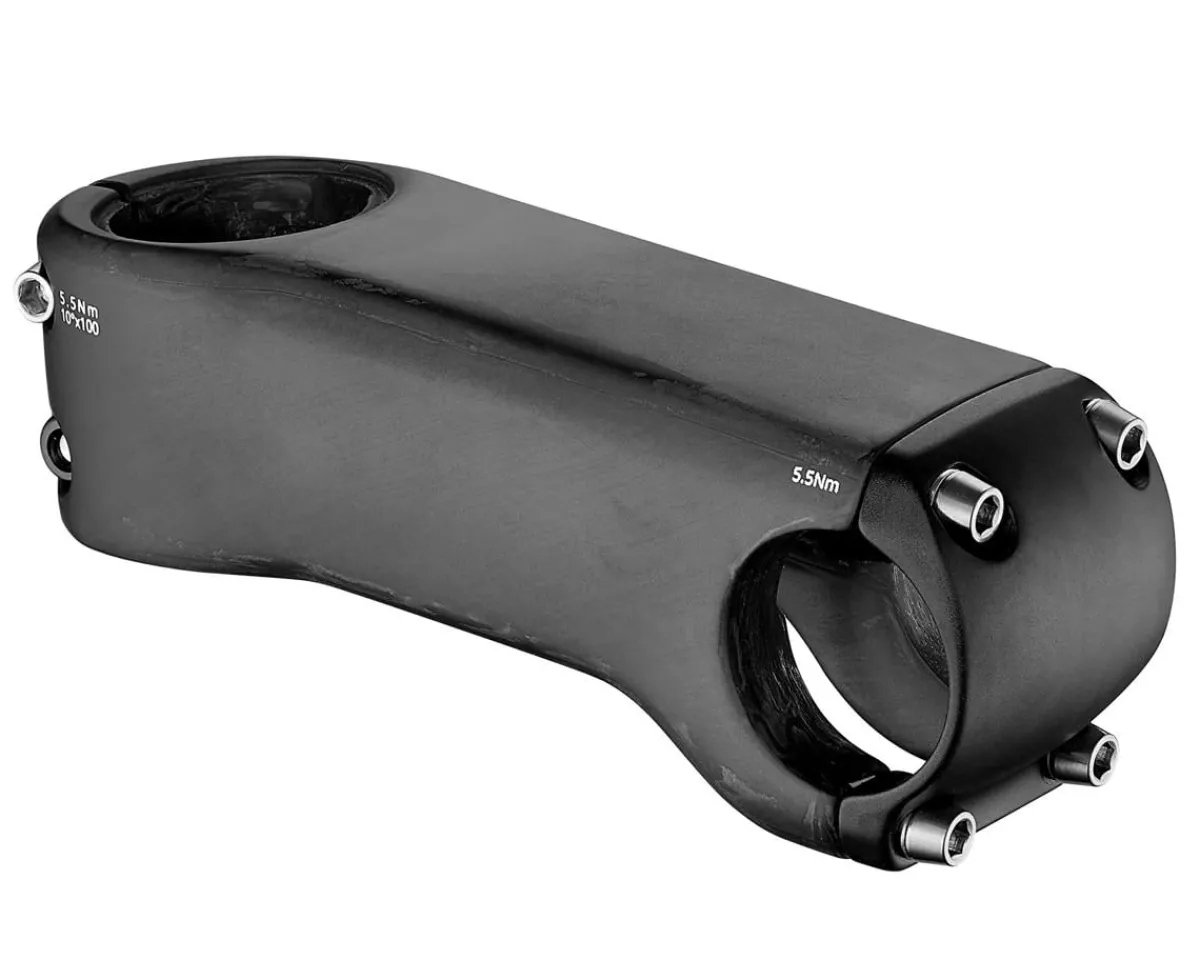 Giant Stems & Parts|Contact SLR Aero Stem (Black) (31.8mm) (80mm) (10°) (Fits D-Shaped Overdrive Aero Steerers)