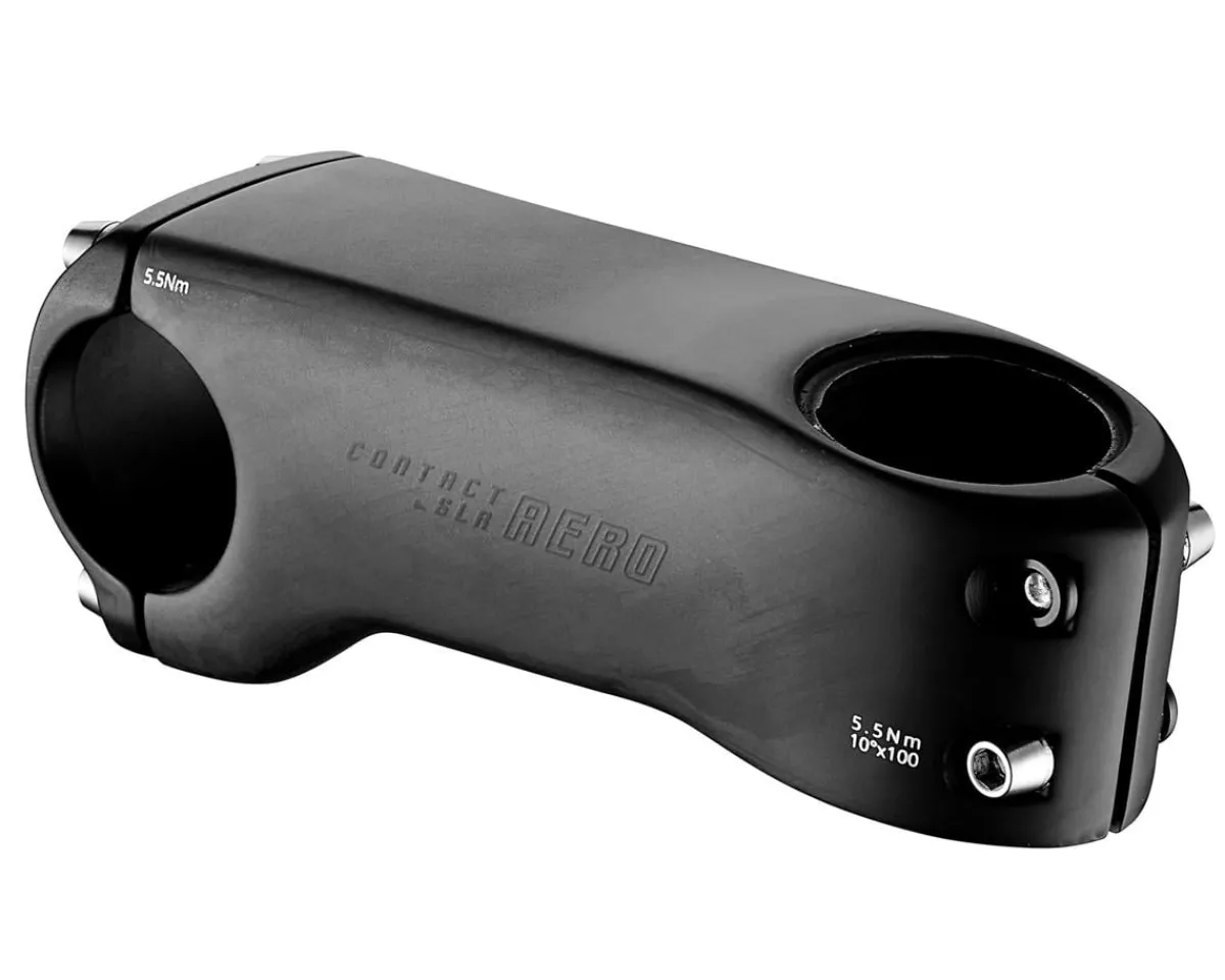 Giant Stems & Parts|Contact SLR Aero Stem (Black) (31.8mm) (80mm) (10°) (Fits D-Shaped Overdrive Aero Steerers)