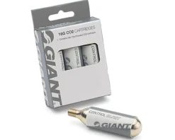 Giant Pumps & Co2|Holiday Shopping|Control Blast Threaded CO2 Cartridges (Silver) (3 Pack) (16g)