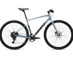 Giant Gravel Bikes|FastRoad AR 2 Flat Bar Gravel Bike (Glacier Silver) (M/L)