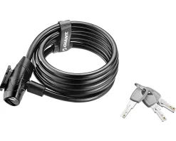 Giant Bike Locks|Flex Key Cable Bike Lock (Black) (W/ Bracket)