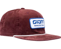 Giant Casual Clothing|Summer Essentials|Manufacturing Corduroy Snapback Hat (Red Wine) (Universal Adult)