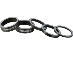 Giant Headsets & Spacers|OD2 Carbon Headset Spacer Kit (Black) (2.5, 5, 10mm) (Also Fits Canyon)