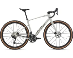 Giant Gravel Bikes|Giant Bikes|Revolt Advanced 0 Gravel Bike (Snow Drift) (M/L)
