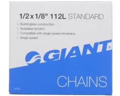 Giant Chains & Accessories|Standard 1/8" Single Speed Chain (Brown) (Single Speed) (112 Link)