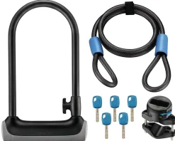 Giant Bike Locks|SureLock Protector 2 DT U Lock & Cable (115 x 230mm)