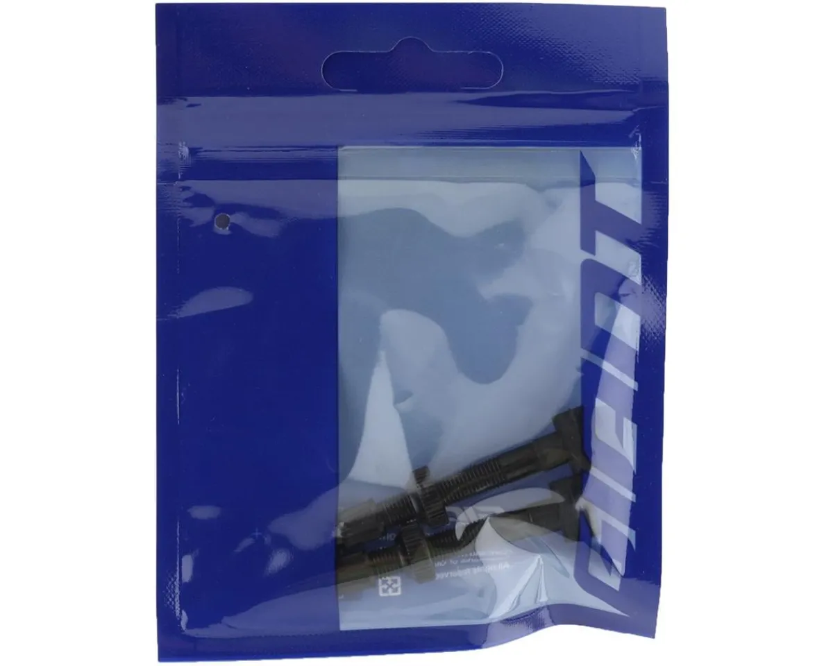 Giant Tubeless Tire Tools|Tubeless Accessories|Tubeless Valve Stems (Black) (Pair) (Presta) (44mm)