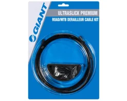 Giant Cables & Housing|UltraSlick Premium Derailleur Cable Kit (Black) (Mountain & Road) (1.1mm) (1500/2300mm) (w/Housing)