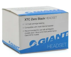 Giant Headsets & Spacers|XTC Zero Stack Headset (Black) (1-1/8")