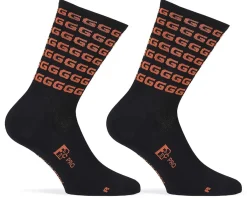 Giordana Clothing Sale|Clothing Accessories|FR-C Tall "G" Socks (Black/Rust) (S)
