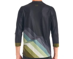 Giordana Clothing Sale|Men's MTB 3/4 Sleeve Jersey (Slope Black) (S)