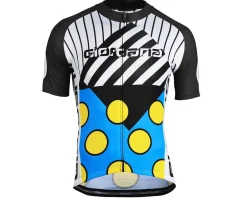 Giordana Clothing Sale|Jerseys|Motivo 2 Jersey (Blue/Black/White/Yellow) (S)