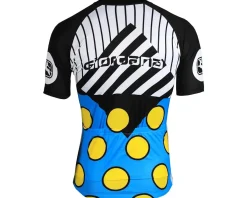 Giordana Clothing Sale|Jerseys|Motivo 2 Jersey (Blue/Black/White/Yellow) (S)