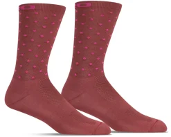Giro Clothing Accessories|Shoes, Socks, & Footwear|Comp Racer High Rise Socks (Dark Cherry/Raspberry) (S)