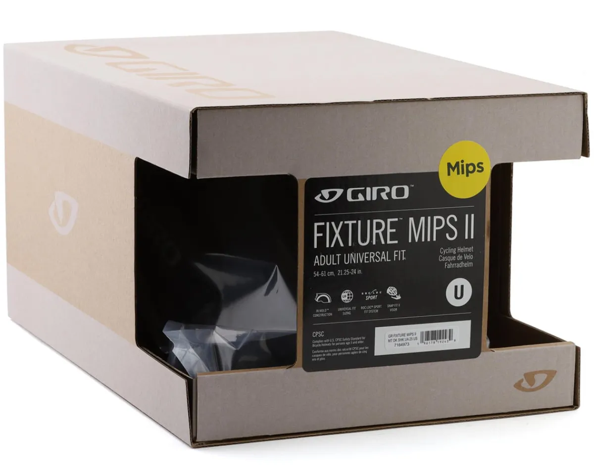 Giro Helmets|Helmets|Fixture MIPS II Mountain Helmet (Matte Dark Shark) (Universal Adult)