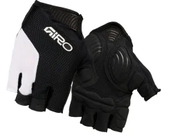 Giro Clothing Accessories|Summer Essentials|Strade Dure Supergel Short Finger Gloves (Black/White) (M)