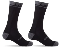 Giro Clothing Accessories|Shoes, Socks, & Footwear|Winter Merino Wool Socks (Black/Dark Shadow) (S)
