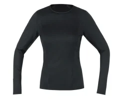 Gore Wear Women'S|Base Layers|Base Layer Thermo Long Sleeve Shirt (Black) (Women's) (S)