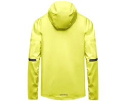 Gore Wear Jackets & Vests|High Vis & Reflective|Lupra Gore-Tex 2.0 Hooded Jacket (Black/Neon Yellow) (Men's) (L)