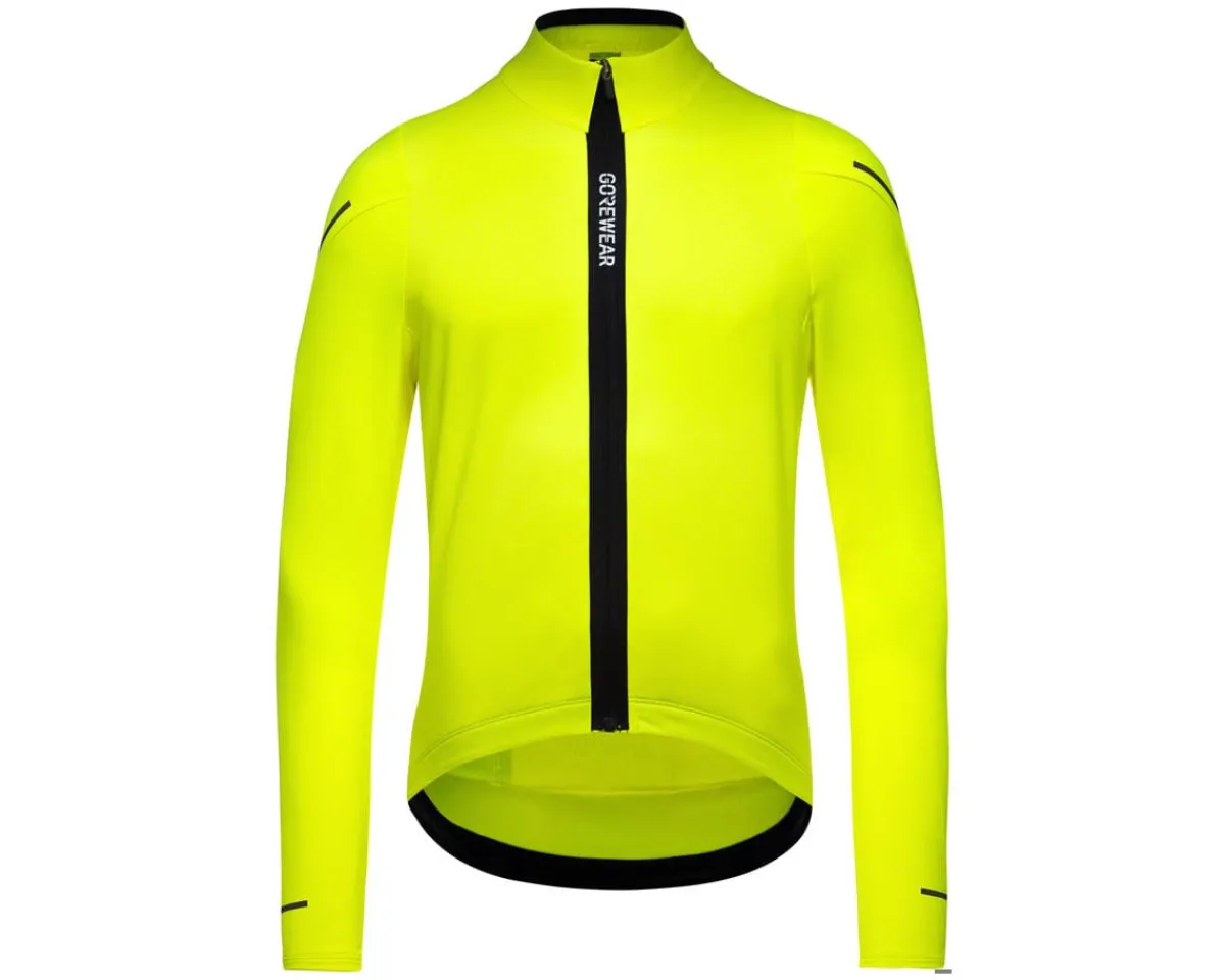 Gore Wear High Vis & Reflective|Jerseys|Spinshift Thermo Long Sleeve Jersey (Yellow) (Men's) (S)