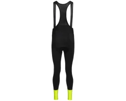 Gore Wear High Vis & Reflective|Tights & Pants|Swiftride Thermo Bib Tights + (Black/Neon Yellow) (Men's) (L)