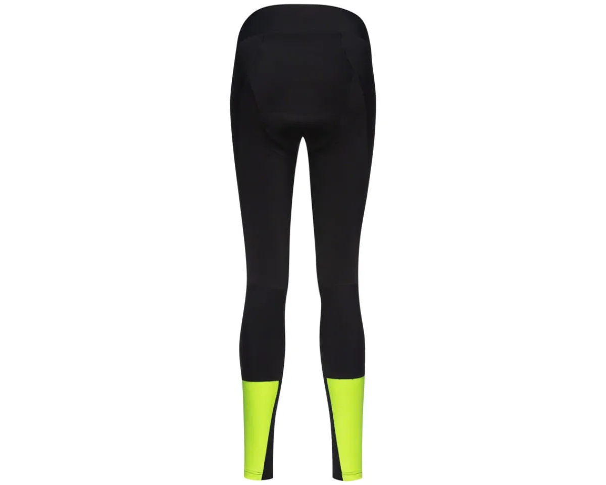Gore Wear Women'S|High Vis & Reflective|Swiftride Thermo Tights (Black/Neon Yellow) (Women's) (L)