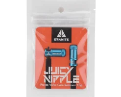 Granite-Design Wheels & Parts|Tire & Tube Accessories|Juicy Nipples Presta Valve Core Remover Caps (Blue) (2)
