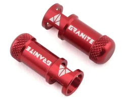 Granite-Design Wheels & Parts|Tire & Tube Accessories|Juicy Nipples Presta Valve Core Remover Caps (Red) (2)