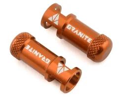 Granite-Design Wheels & Parts|Tire & Tube Accessories|Juicy Nipples Presta Valve Core Remover Caps (Orange) (2)