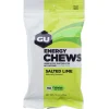 GU Nutrition & Skin Care|Energy Chews (Salted Lime) (12 | 2.12oz Pouches)