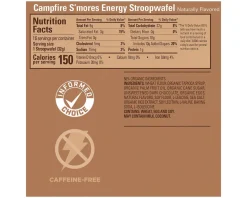 GU Nutrition & Skin Care|Holiday Shopping|Energy Stroopwafel (Campfire S'Mores) (16 | 1.1oz Packets)