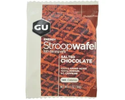 GU Nutrition & Skin Care|Holiday Shopping|Energy Stroopwafel (Salted Chocolate) (16 | 1.1oz Packets)