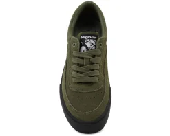 Higher Footwear Shoes|Clothing Sale|Crypt Suede Shoes (Olive Suede/Black) (9)