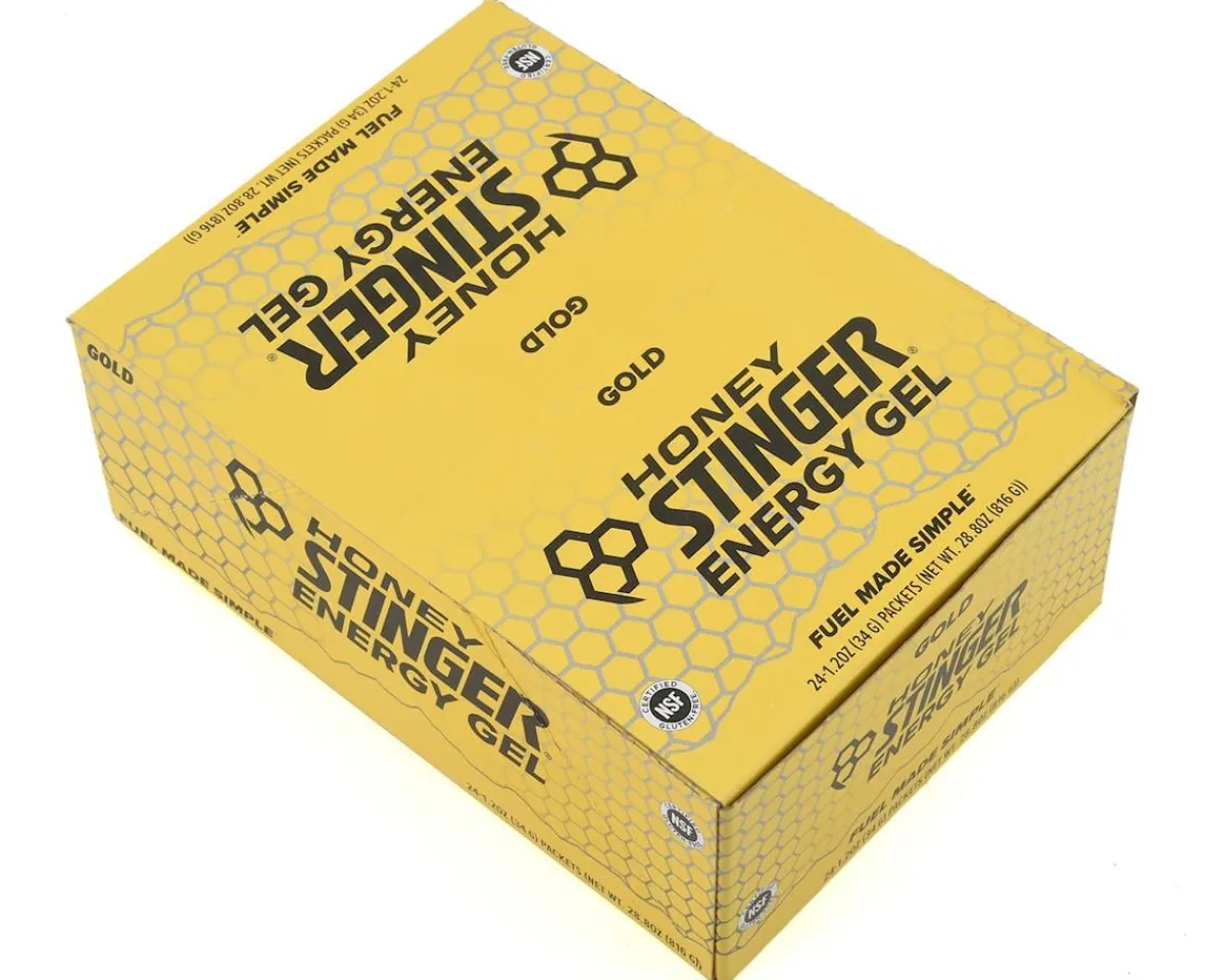 Honey Stinger Nutrition & Skin Care|Energy Gel (Gold) (24 | 1.2oz Packets)