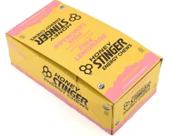 Honey Stinger Nutrition & Skin Care|Organic Energy Chews (Pink Lemonade) (12 | 1.8oz Packets)