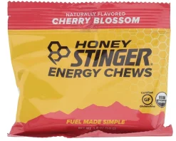 Honey Stinger Nutrition & Skin Care|Organic Energy Chews (Cherry Blossom) (12 | 1.8oz Packets)
