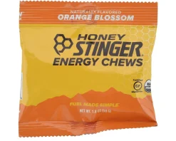 Honey Stinger Nutrition & Skin Care|Organic Energy Chews (Orange Blossom) (12 | 1.8oz Packets)