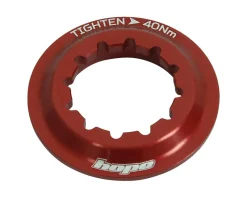 Hope Brakes|Centerlock Rotor Disc Lockring (Red) (Internal Spline)