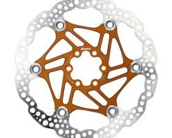 Hope Brakes|Floating Disc Brake Rotor (Orange) (6-Bolt) (180mm)