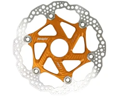 Hope Brakes|MTB Floating Disc Brake Rotor (Orange) (Centerlock) (180mm)