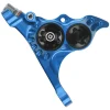 Hope Brakes|RX4+ Road/Gravel Disc Brake Caliper (Blue) (Hydraulic) (Front) (Front Flat DM +20) (DOT)