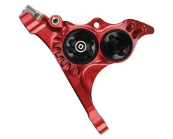 Hope Brakes|RX4+ Road/Gravel Disc Brake Caliper (Red) (Hydraulic) (Front) (Front Flat DM +20) (DOT)