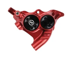 Hope Brakes|RX4+ Road/Gravel Disc Brake Caliper (Red) (Hydraulic) (Front or Rear) (Flat Mount Direct+20) (Mineral Oil)