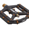 HT Pedals & Cleats|ME03 Evo Platform Pedals (Black) (Titanium Spindle)